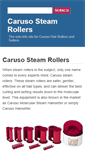 Mobile Screenshot of carusosteamroller.com